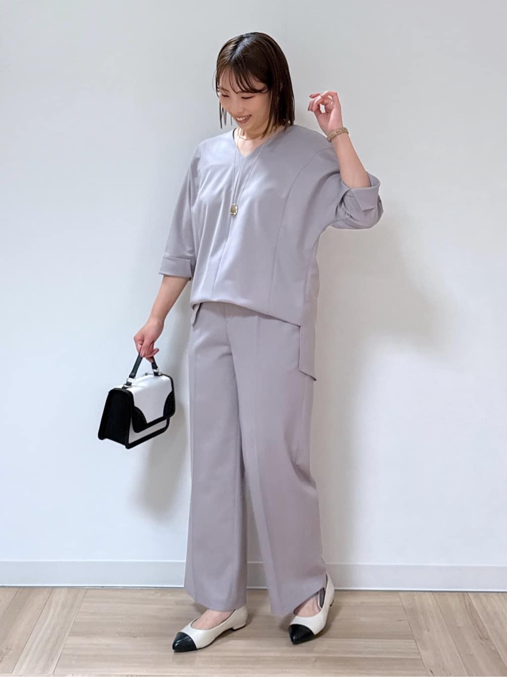 amiさんの「Reflect｜◆【洗える】ジャージカーディガン」を使ったコーディネート
