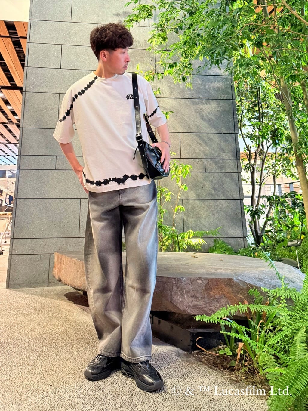 HARUさんの「tk.TAKEO KIKUCHI｜【STAR WARS】Capsule Collection タイダイTシャツ」を使ったコーディネート