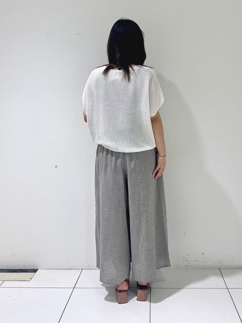 そんさんの「INDIVI｜【洗える／清涼感】コクーンシルエットニット」を使ったコーディネート