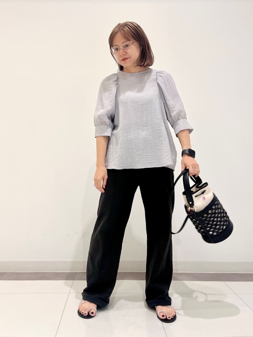 Reecoさんの「DRESSTERIOR｜◆【otonaMUSE5月号掲載/3WAY】メッシュ＆キャンバス バケツBAG」を使ったコーディネート