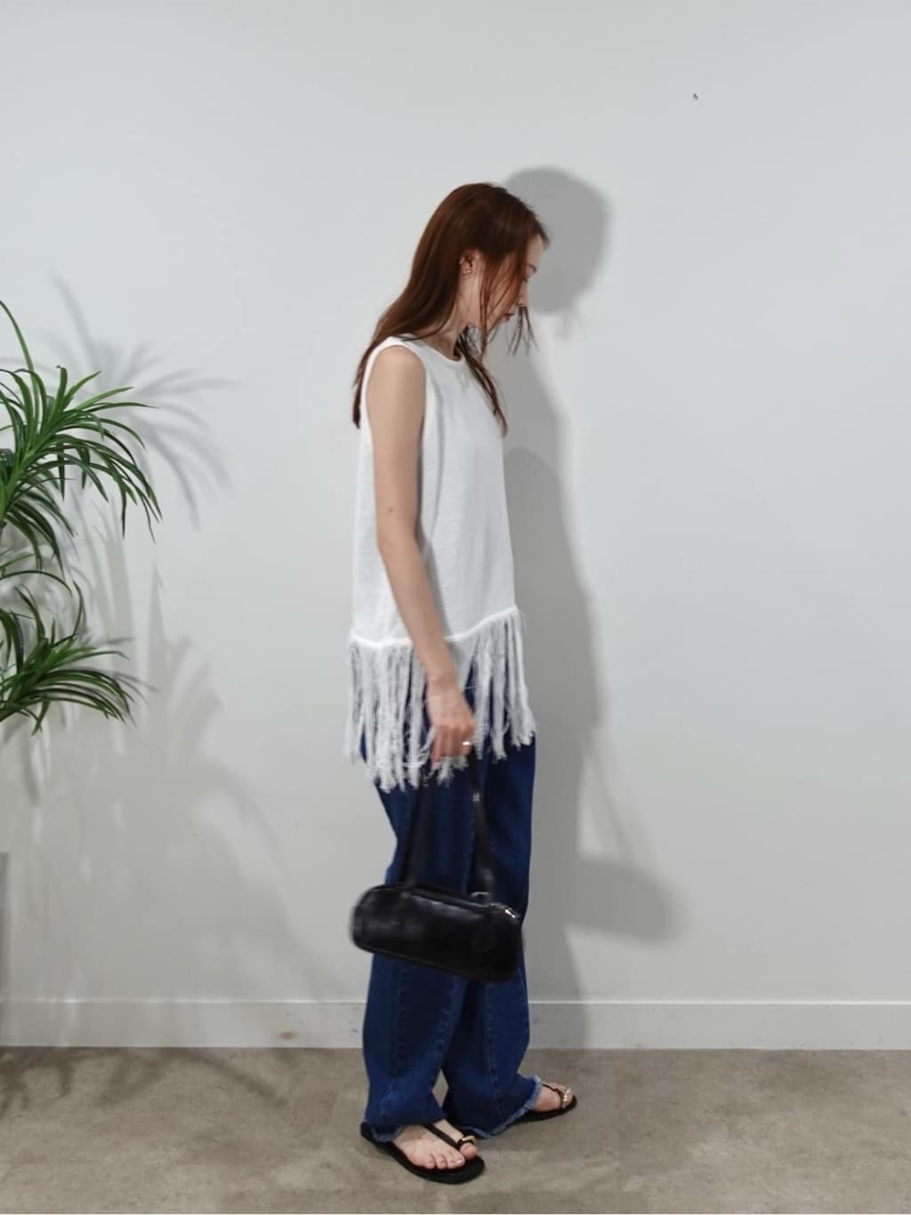 mitsukiさんの「INDIVI｜センターピンタックデニム」を使ったコーディネート