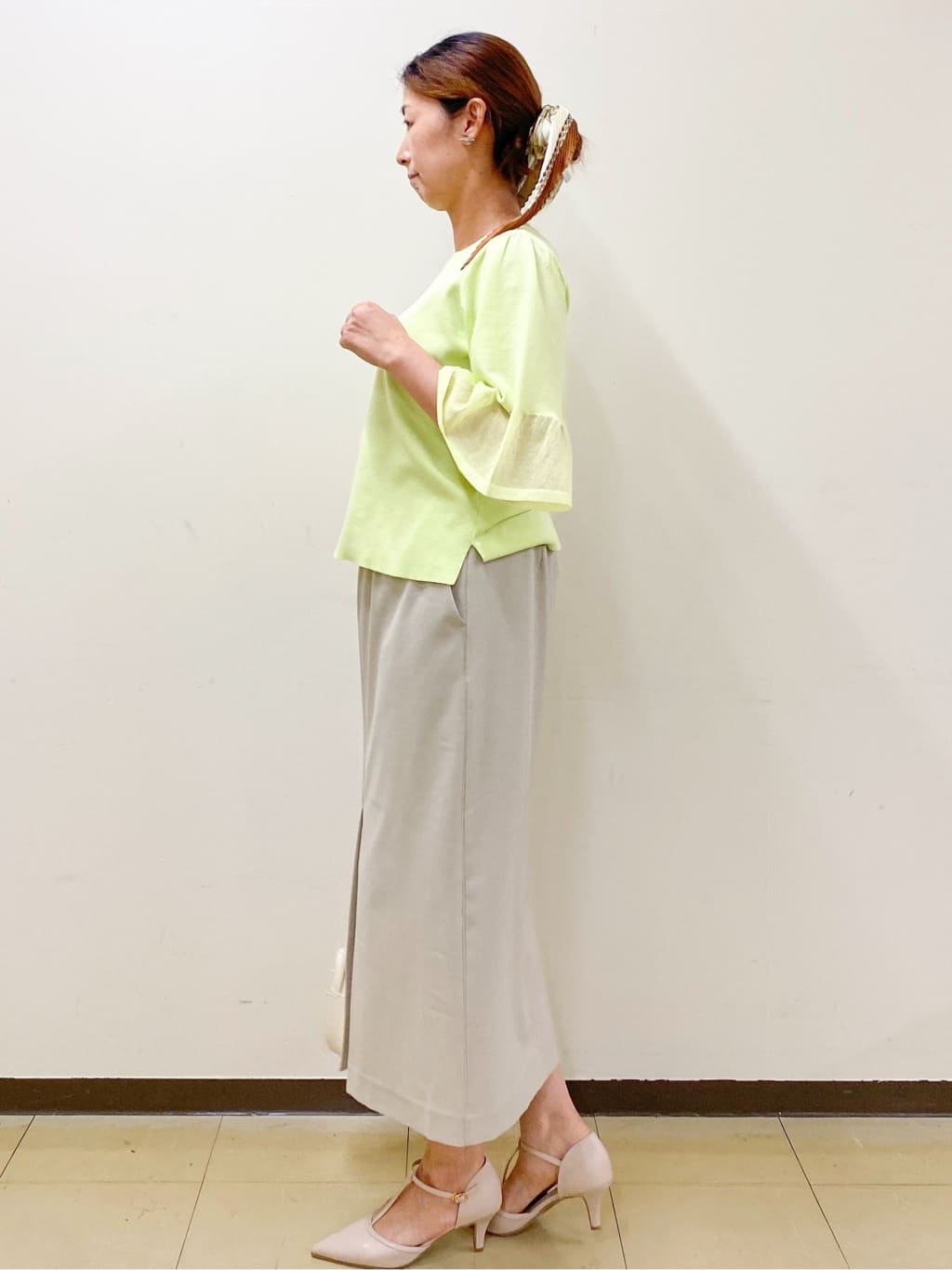 miさんの「index｜Tストラップパンプス」を使ったコーディネート