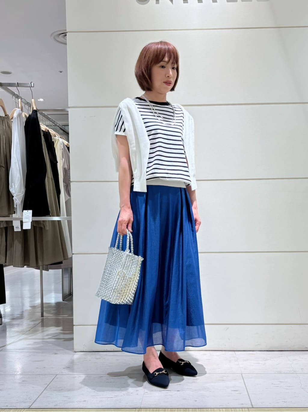 Satoさんの「UNTITLED｜◆【11色展開/コットン100/アンサンブル可能】クルーカーディガン」を使ったコーディネート