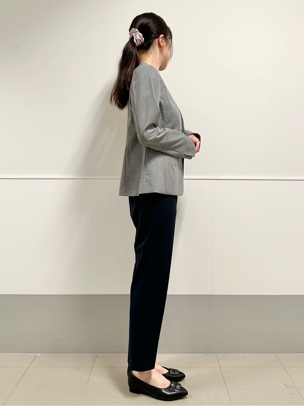 Momoさんの「Reflect｜【マシンウォッシュ可／セットアップ可】コツキ柄プリントブラウス」を使ったコーディネート