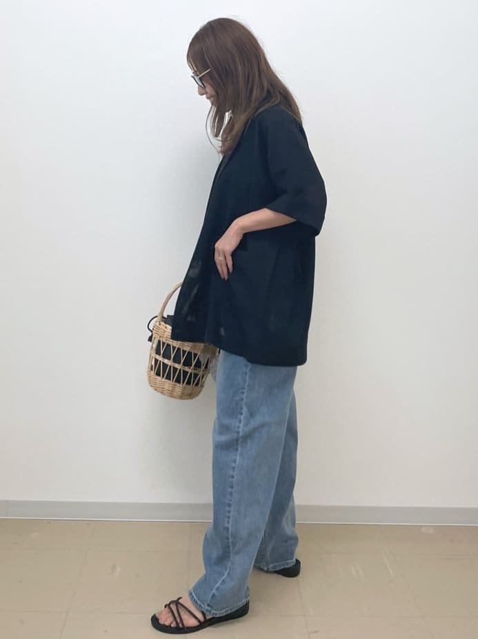 Akiさんの「OPAQUE.CLIP｜メッシュテーラードジャケット【洗濯機洗い可】」を使ったコーディネート