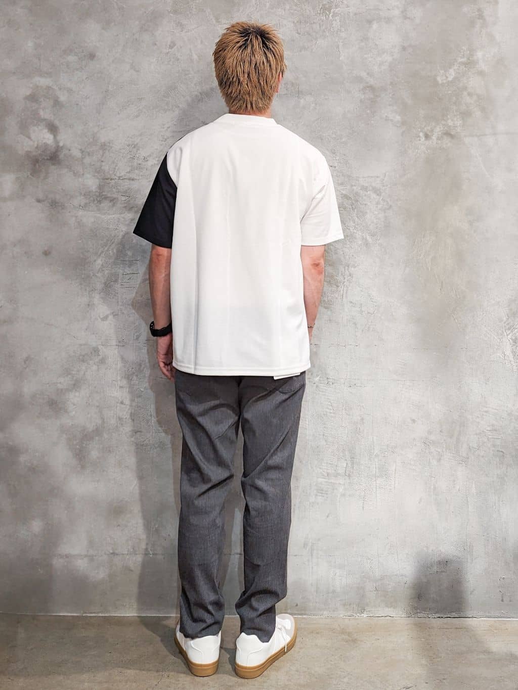 daiさんの「THE SHOP TK｜ツイルブロッキング 半袖Tシャツ 洗濯機OK」を使ったコーディネート