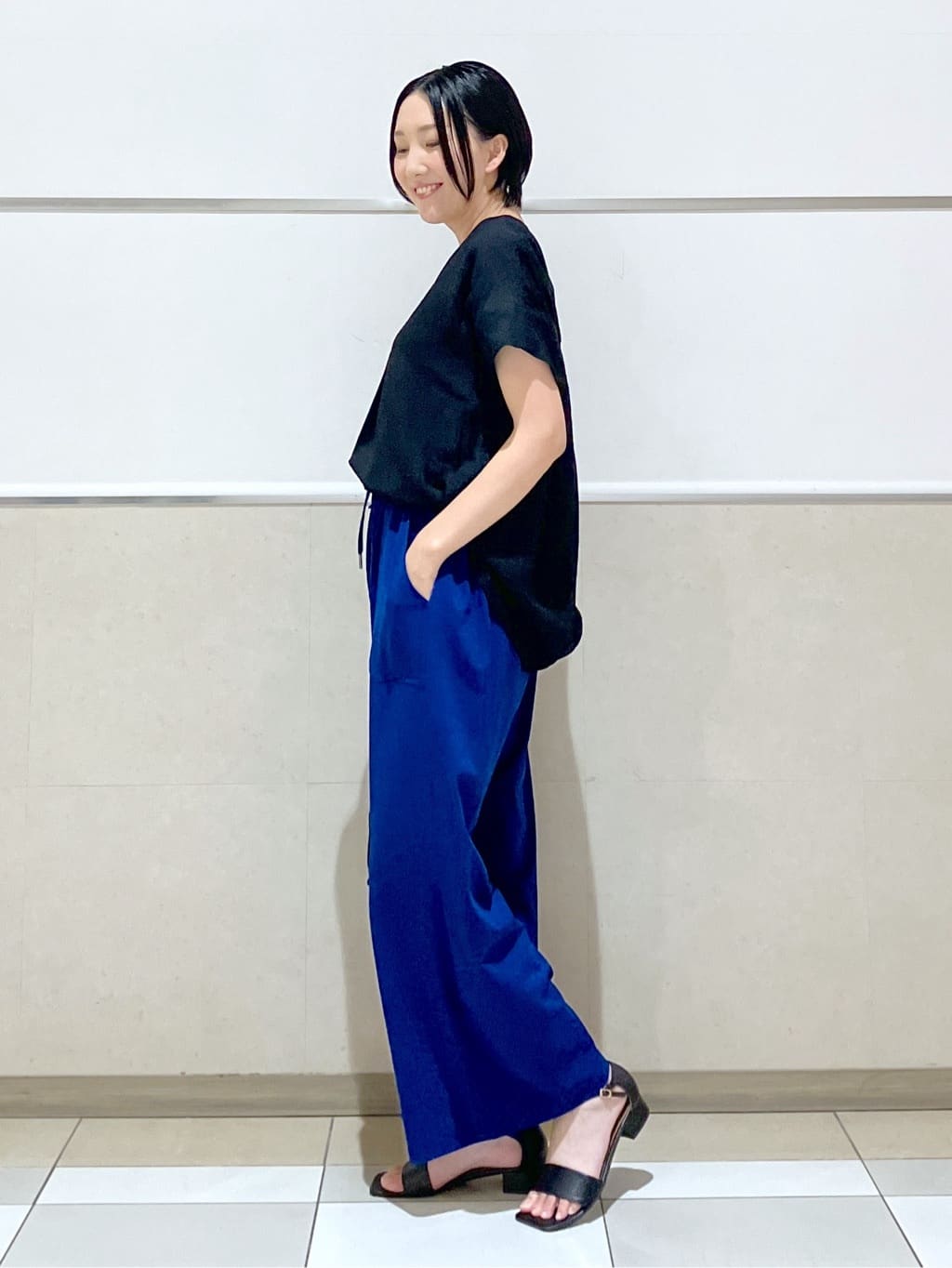 eriko さんの「Dessin｜【セットアップ可】2WAYネックスキッパーブラウス」を使ったコーディネート