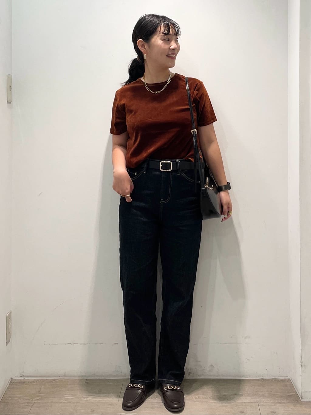sumicaさんの「OPAQUE.CLIP｜フロッキーチュールTシャツ【洗濯機洗い可】」を使ったコーディネート