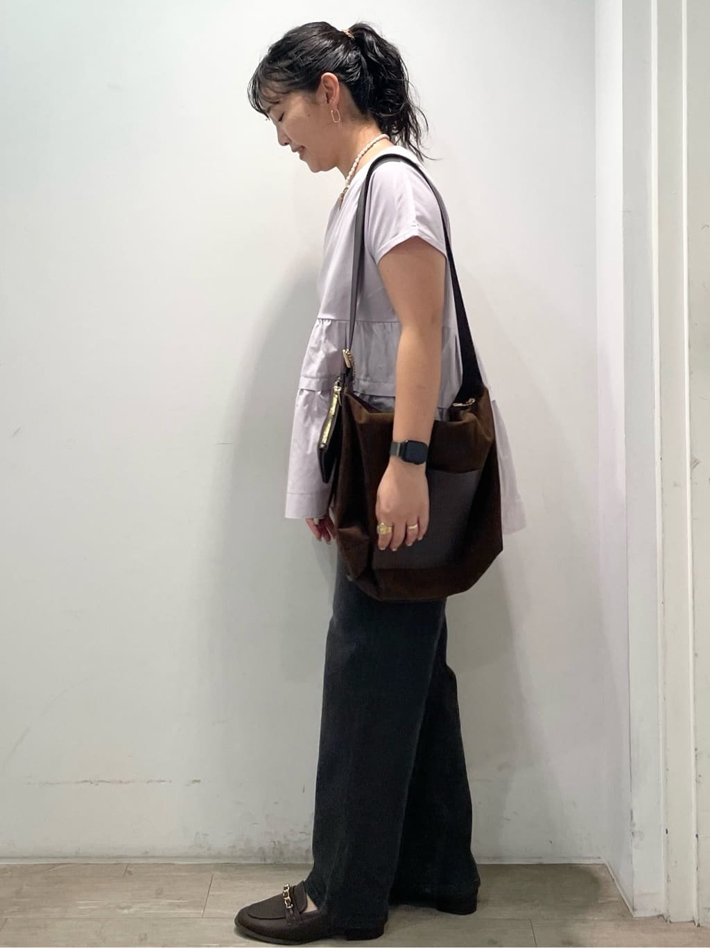 sumicaさんの「OPAQUE.CLIP｜ドッキングティアードトップス【洗濯機洗い可】」を使ったコーディネート