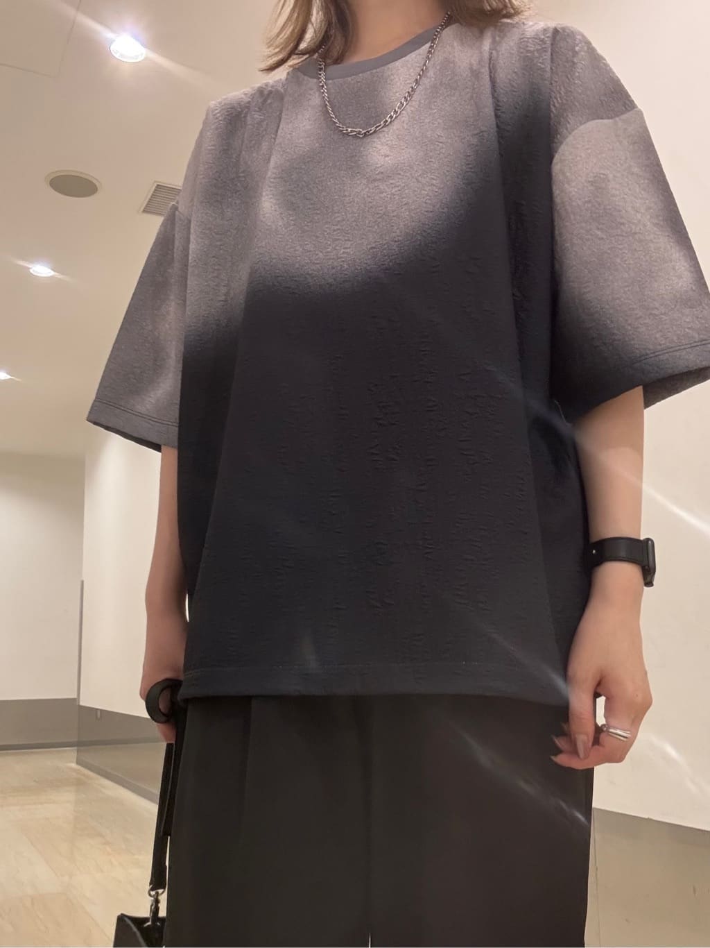 Renaさんの「tk.TAKEO KIKUCHI｜MULTI DESIGN STAINLESS NECKLACE / マルチデザイン アソートステンレ」を使ったコーディネート