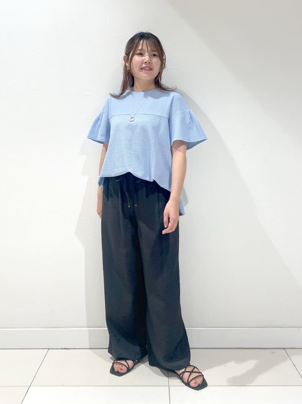 YUUKIさんの「INDIVI｜パール調ボウタイネックレス」を使ったコーディネート