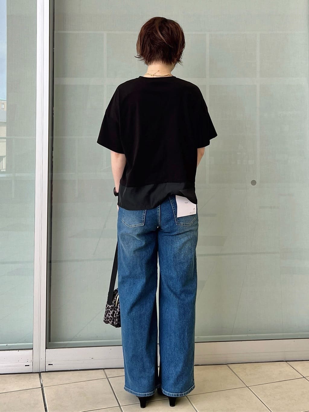 yo-koさんの「OPAQUE.CLIP｜ストレッチバギーデニム【洗濯機洗い可】《SS～LL》」を使ったコーディネート