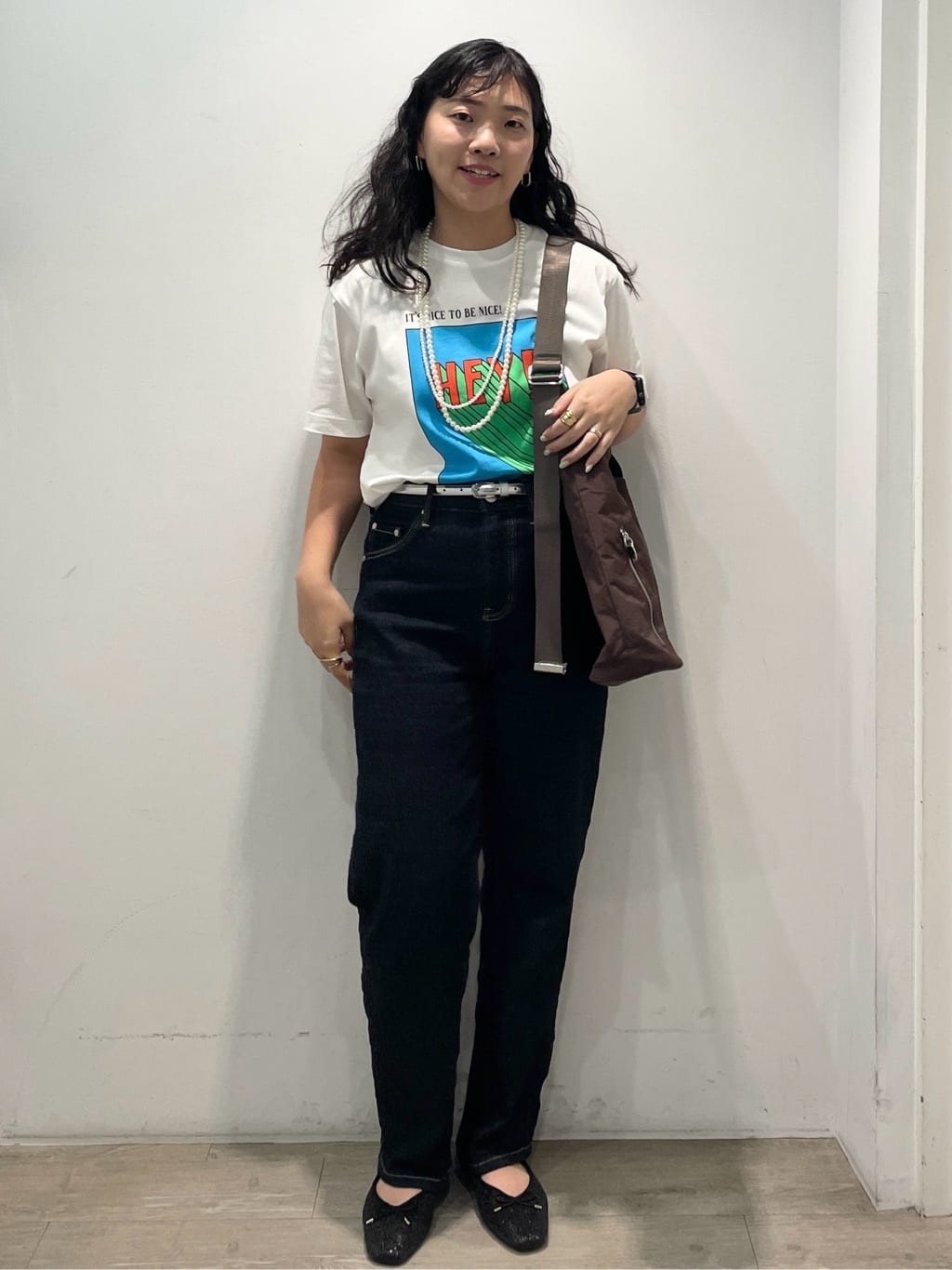 sumicaさんの「OPAQUE.CLIP｜【Pontre Studio／ポンレストゥディオ】別注グラフィックTシャツ」を使ったコーディネート