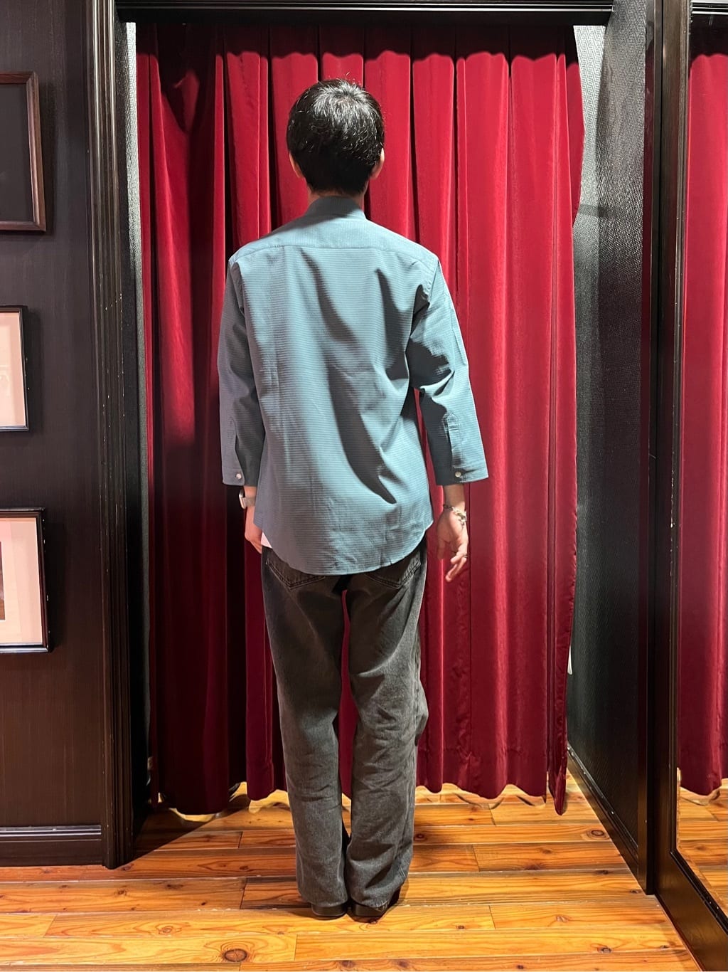 うっちーさんの「TAKEO KIKUCHI｜【COOL CITY WEAR】DotAir（R）サッカー シャツ」を使ったコーディネート