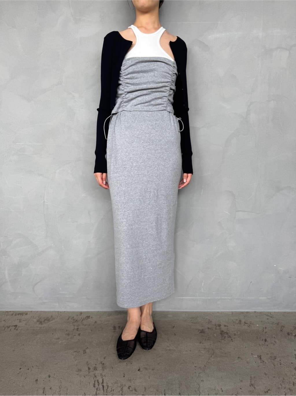 uchi__yamaさんの「CODE A｜drawstring skirt dress」を使ったコーディネート