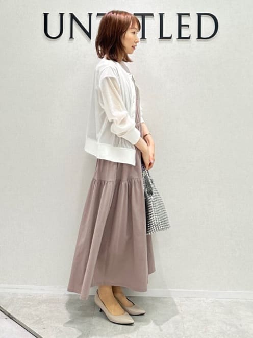 Miwaさんの「UNTITLED｜【追加】ライトダブルリングネックレス」を使ったコーディネート