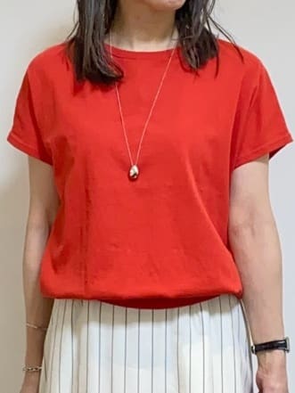 tomoさんの「UNTITLED｜【遮熱・UVカット・ウォッシャブル】つば広HAT」を使ったコーディネート