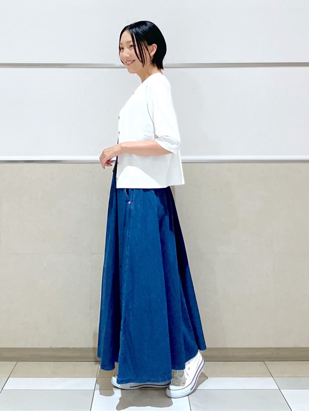 eriko さんの「Dessin｜【CONVERSE/コンバース】ハイカット」を使ったコーディネート
