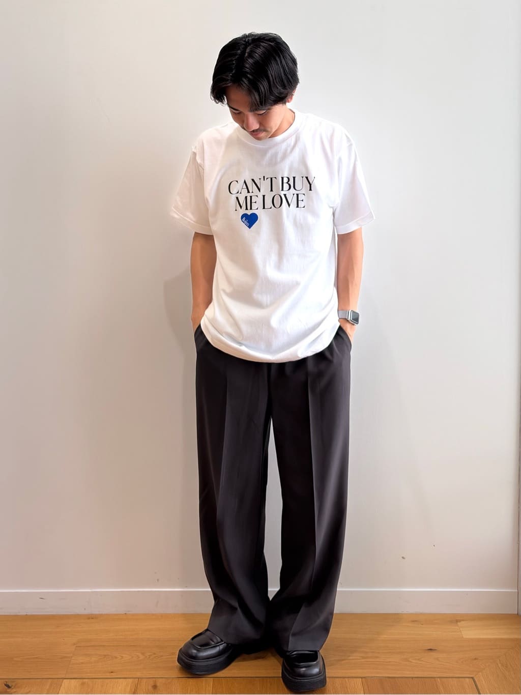 舘さんの「OPAQUE.CLIP｜ロックTシャツ別注アソート【GREEN DAY／METALLICA／THE BEATLES】」を使ったコーディネート