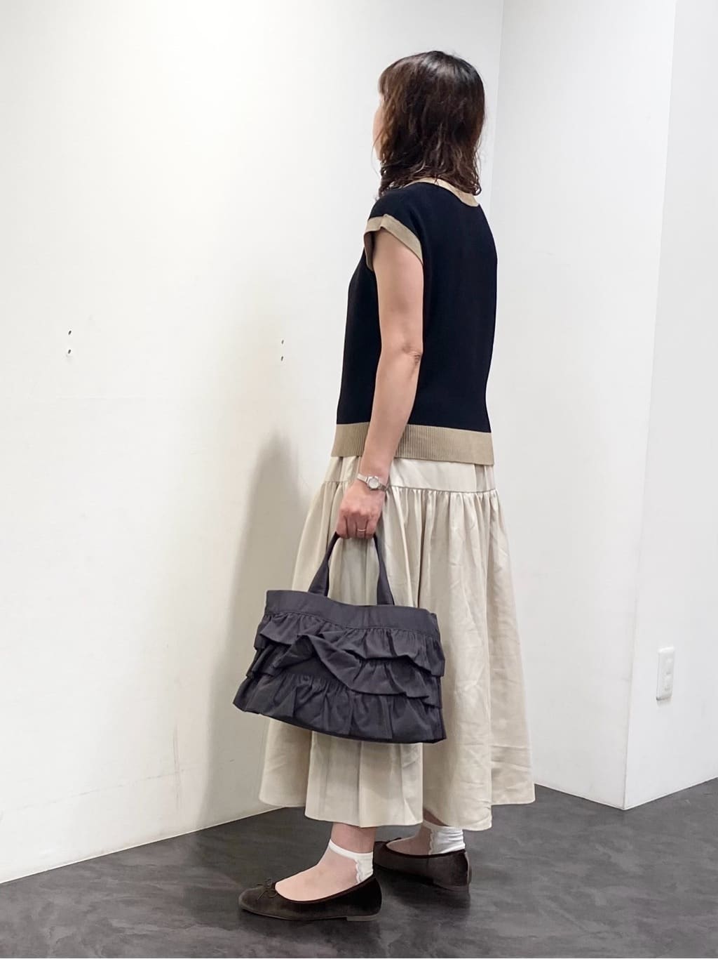 COCOさんの「grove｜【人間工学】つつまれフィットバレエシューズ （抗菌防臭加工裏地使用）」を使ったコーディネート