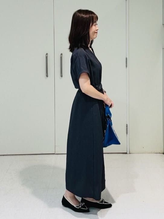 makiさんの「UNTITLED｜【UV/はっ水】リラククールワンピース」を使ったコーディネート