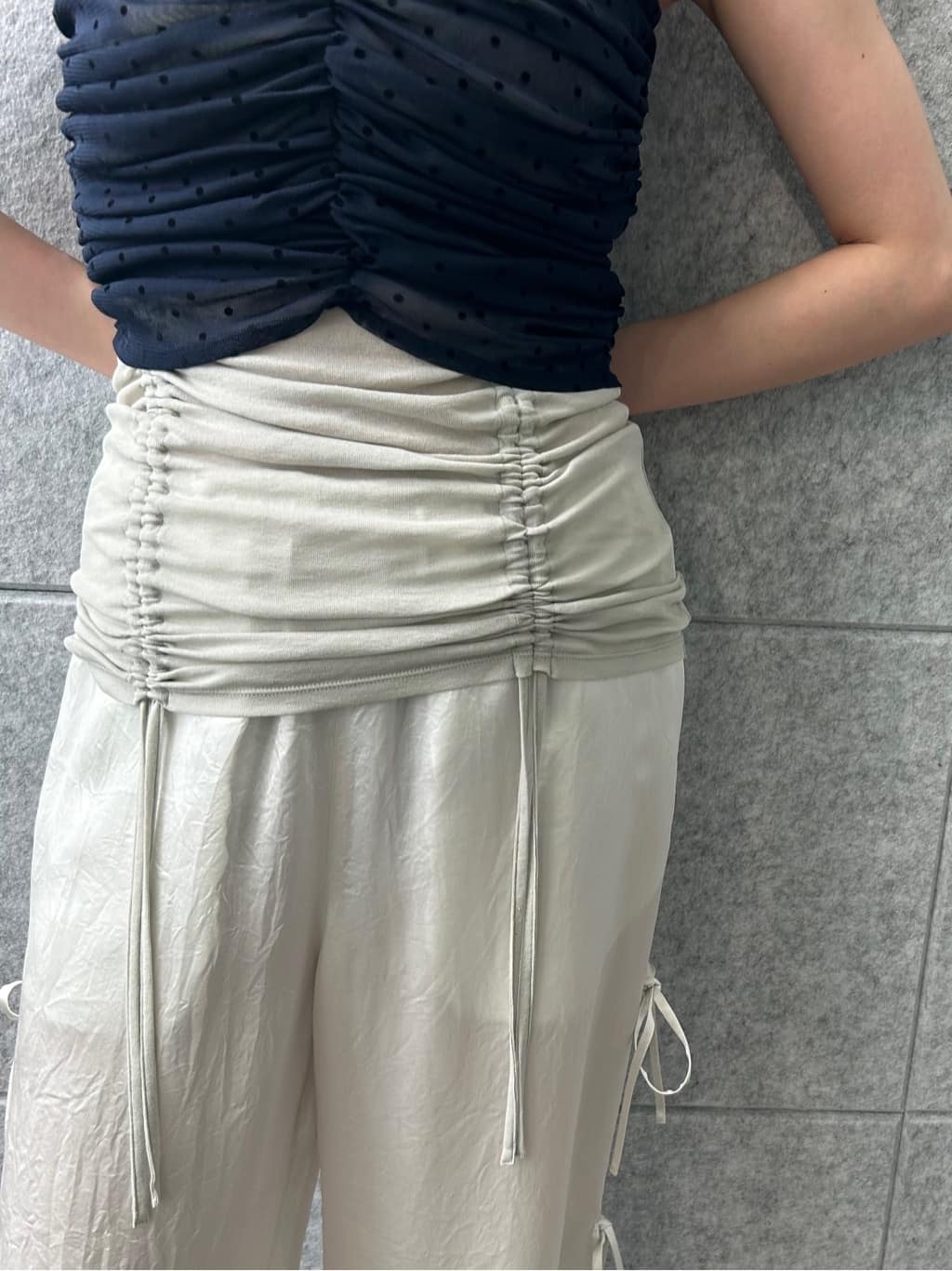honoka Aさんの「CODE A｜asymmetry gather tank」を使ったコーディネート