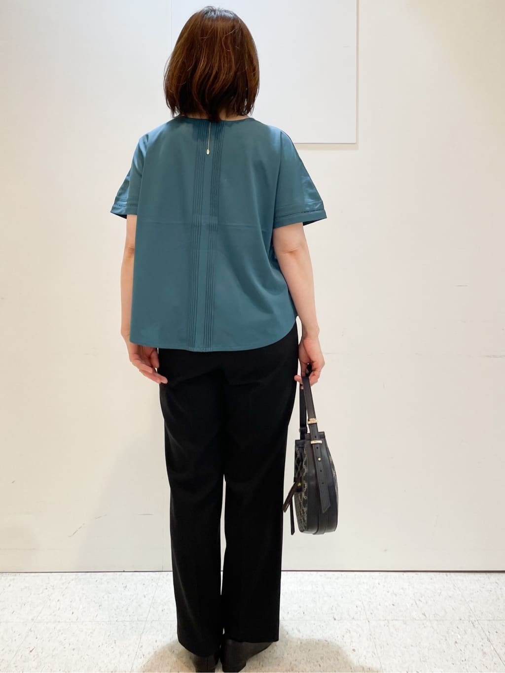 めいさんの「Reflect｜【マシンウォッシュ可】リネンライクフレアパンツ」を使ったコーディネート
