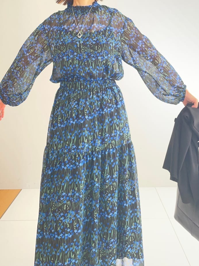 murayamaさんの「INDIVI｜【軽く羽織れる！】ダブルジャケット」を使ったコーディネート