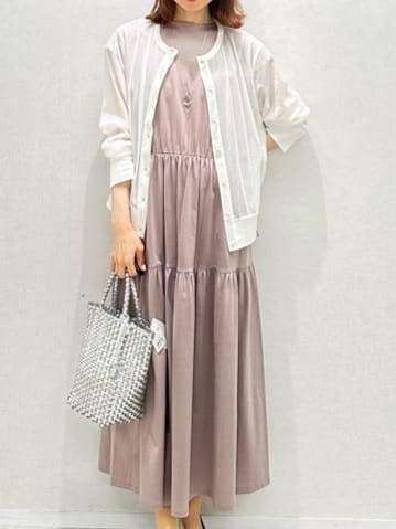 Miwaさんの「UNTITLED｜【追加】ライトダブルリングネックレス」を使ったコーディネート