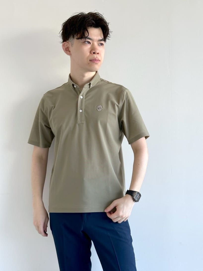イッシーさんの「TAKEO KIKUCHI｜【COOL CITY WEAR】アーバンクール ジャケット /接触冷感・吸水速乾」を使ったコーディネート