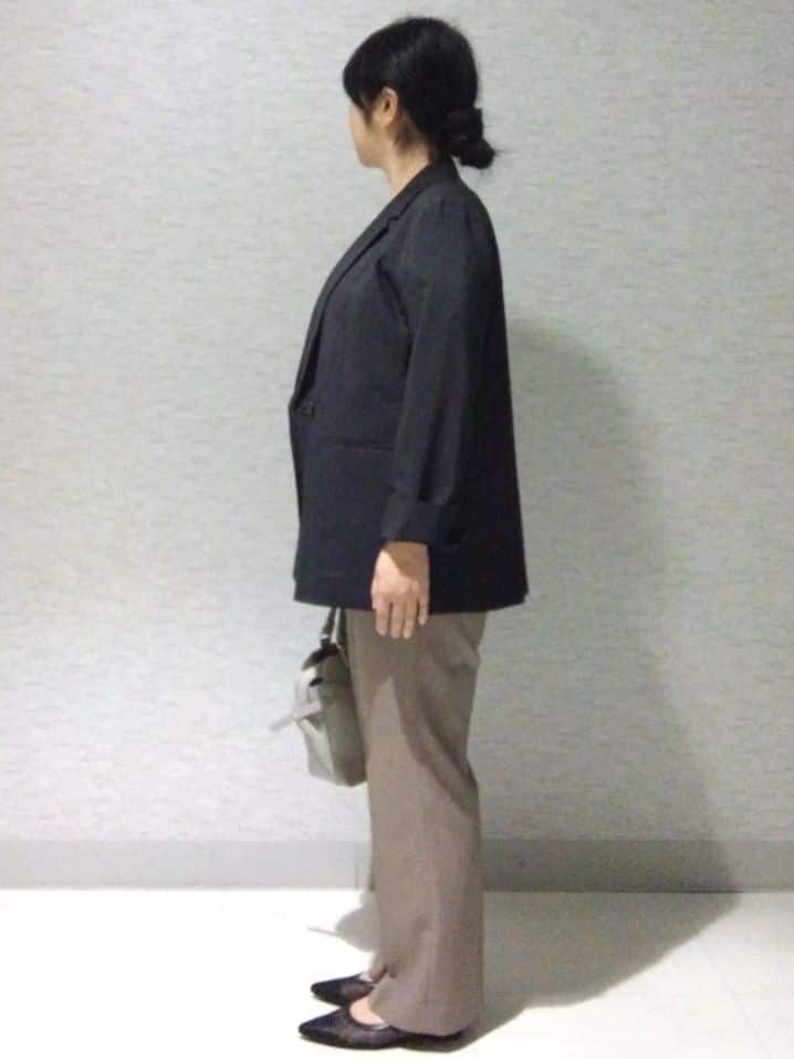 sakoさんの「Reflect｜【洗える】ドビーストライプブラウス」を使ったコーディネート