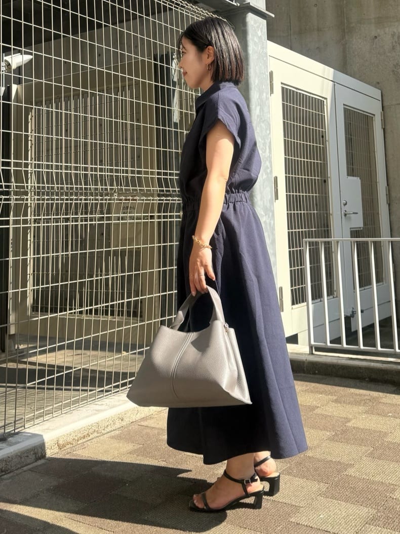 chさんの「THE SHOP TK｜サッカーワンピース【洗濯機OK/UVカット】」を使ったコーディネート