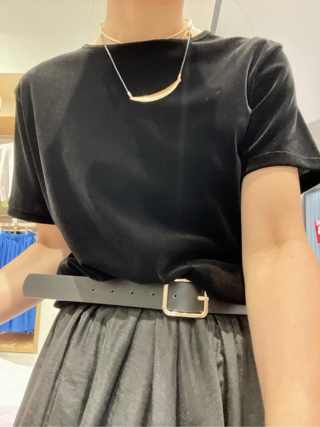 あいさんの「OPAQUE.CLIP｜フロッキーチュールTシャツ【洗濯機洗い可】」を使ったコーディネート