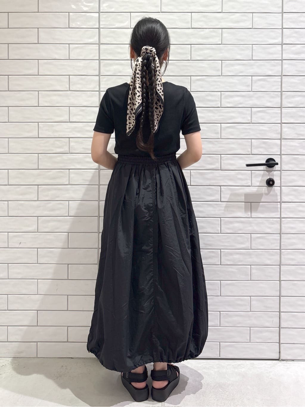 ayumiさんの「OPAQUE.CLIP｜2WAYスピンドル使いドッキングワンピース【洗濯機洗い可】」を使ったコーディネート