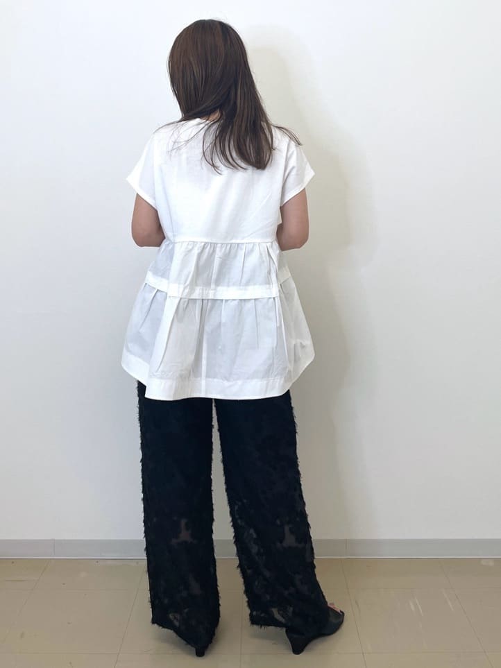 Akiさんの「OPAQUE.CLIP｜ドッキングティアードトップス【洗濯機洗い可】」を使ったコーディネート