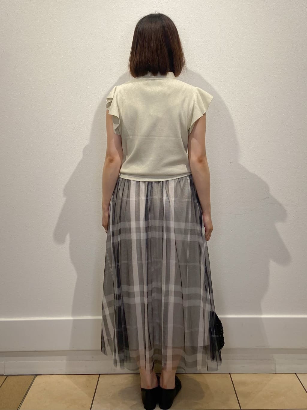 kimiさんの「index｜フレアスリーブボウタイニット【洗濯機洗い可／接触冷感／抗ピル】」を使ったコーディネート