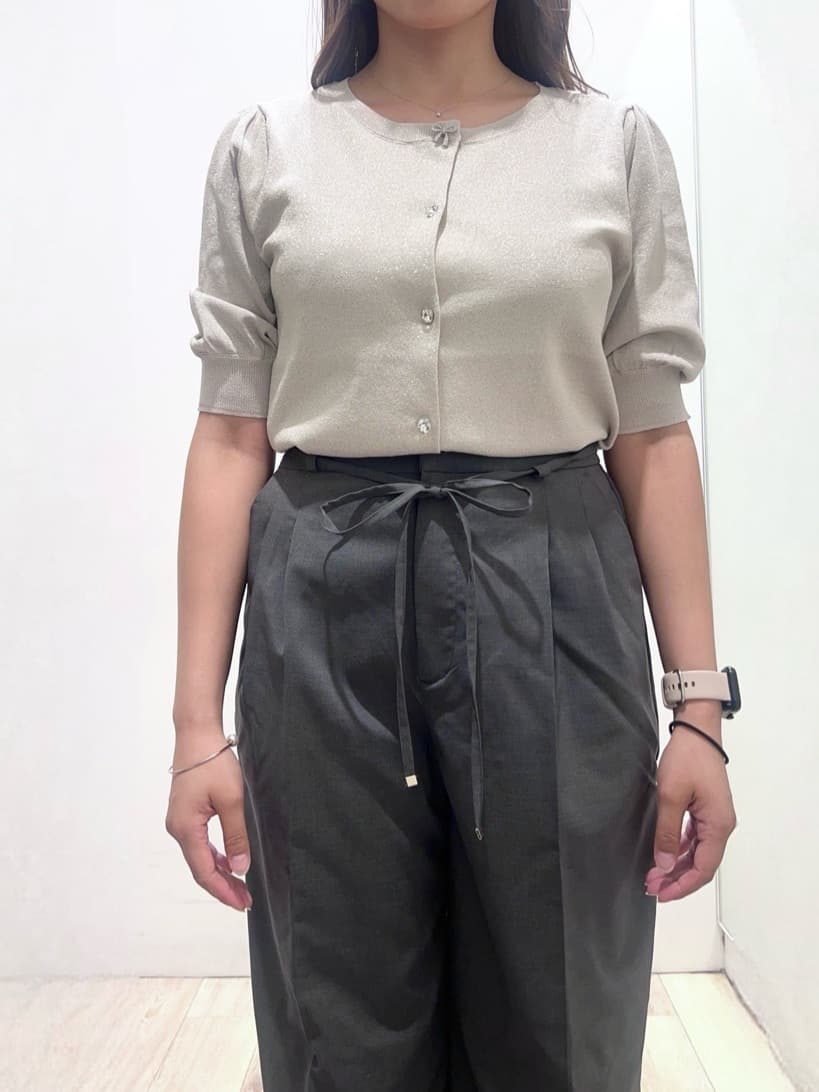 Ririさんの「index｜ストレッチ2タックワイドパンツ【洗濯機洗い可／接触冷感／吸水速乾】」を使ったコーディネート