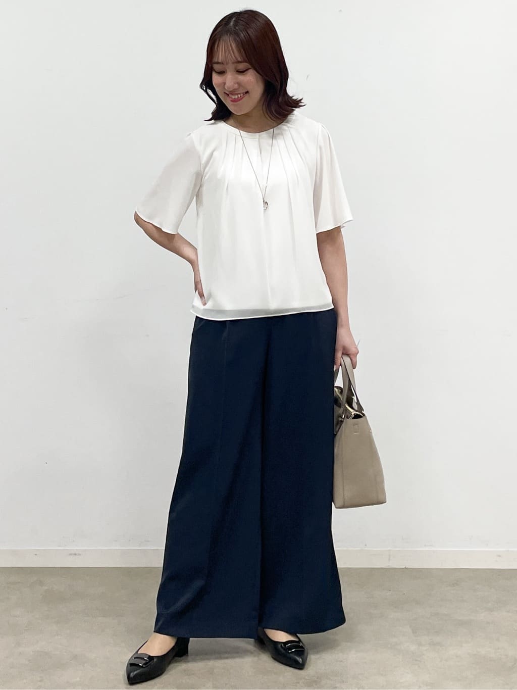 yukariさんの「Reflect｜【手洗い可】ボレロ風シアーカーディガン」を使ったコーディネート