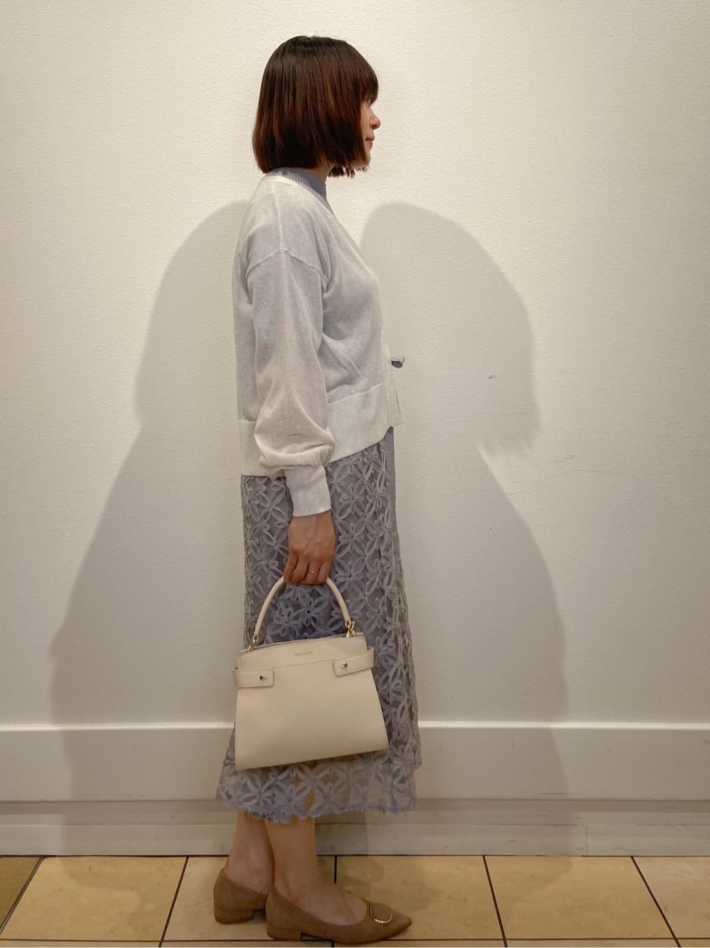 kimiさんの「index｜《5色展開》コンパクトショートカーディガン【洗濯機洗い可】」を使ったコーディネート