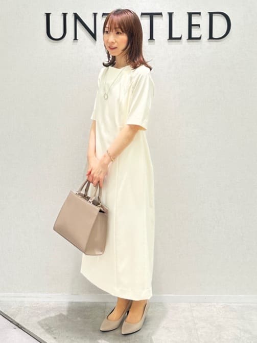 Miwaさんの「UNTITLED｜フープトップネックレス」を使ったコーディネート