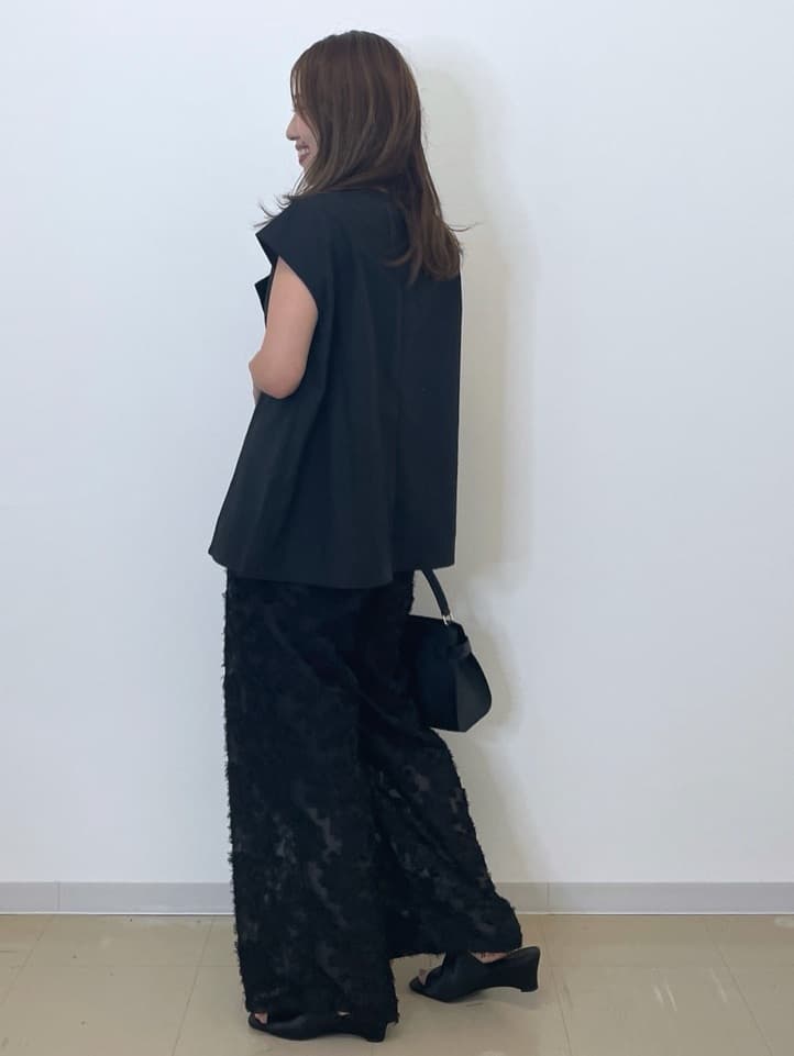 Akiさんの「OPAQUE.CLIP｜リボンモチーフブラウス【洗濯機洗い可】」を使ったコーディネート
