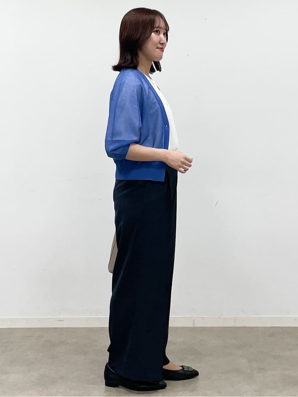 yukariさんの「Reflect｜【手洗い可】ボレロ風シアーカーディガン」を使ったコーディネート