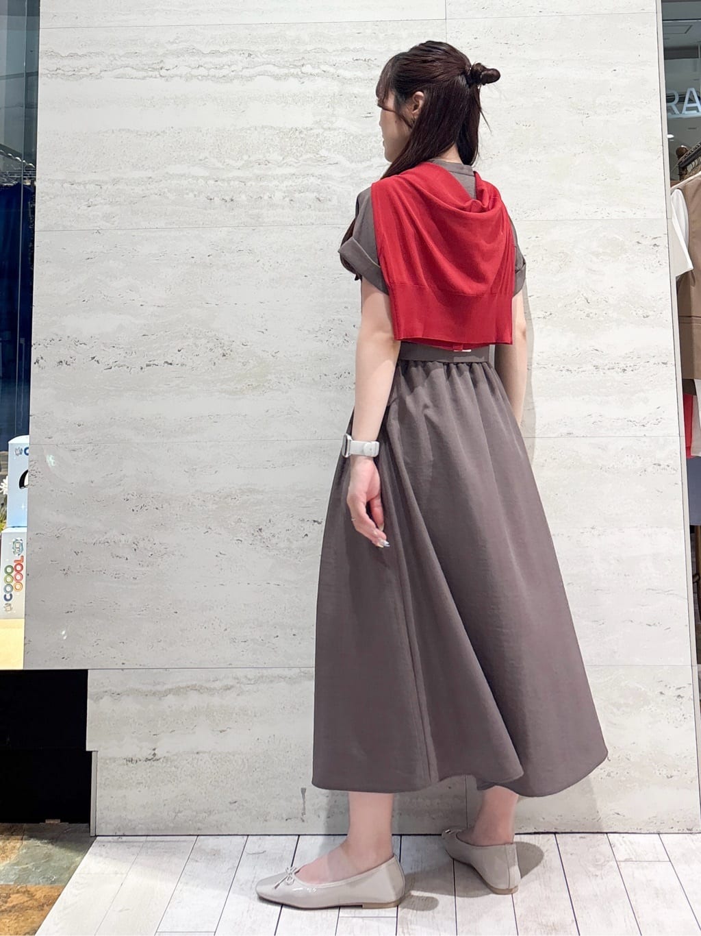かほさんの「OPAQUE.CLIP｜【定番/6color】名品フラットバレエシューズ」を使ったコーディネート