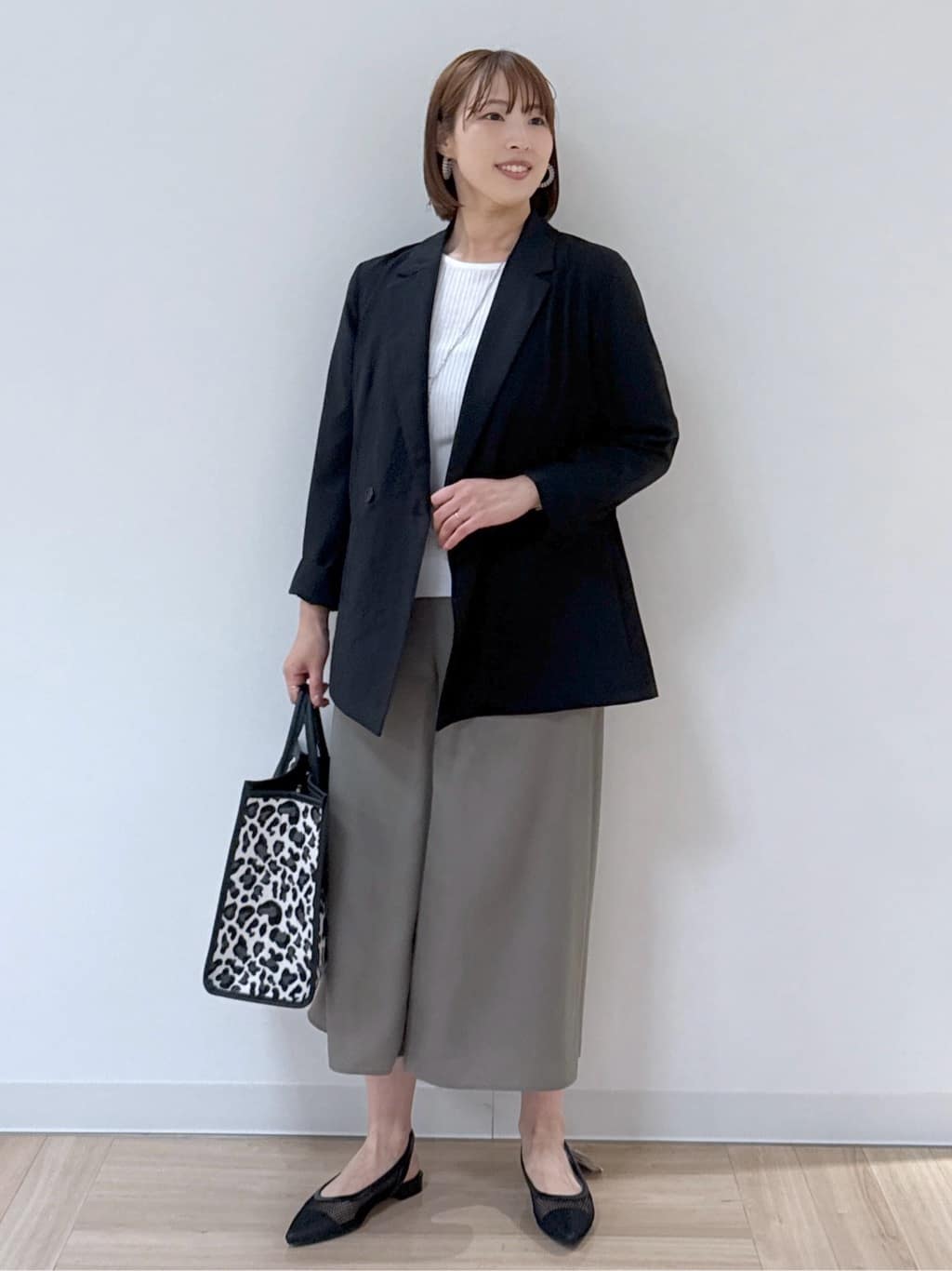amiさんの「Reflect｜◆【マシンウォッシュ可／セットアップ可／通勤におすすめ】ドライタッチダブルジャケット」を使ったコーディネート