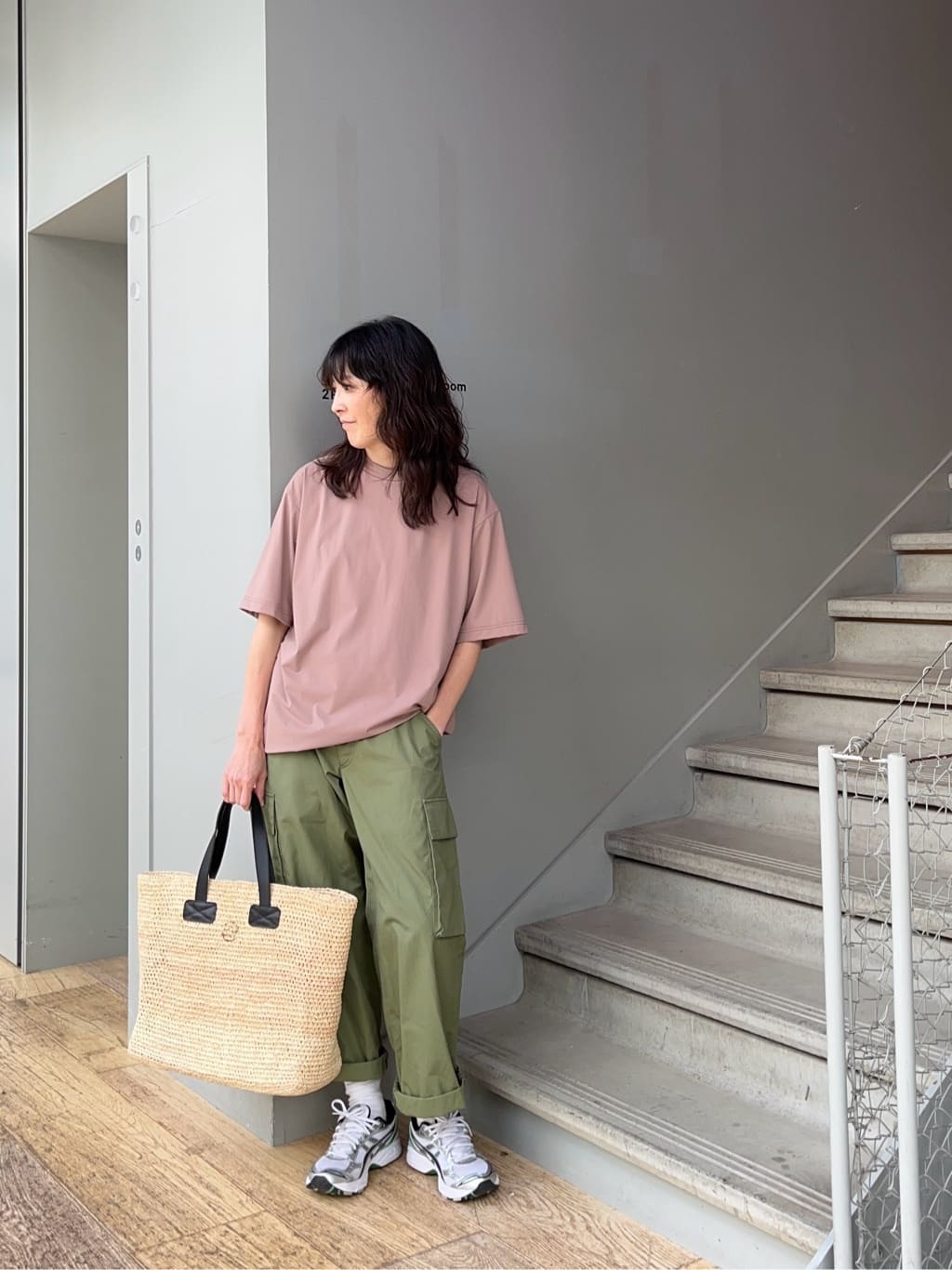 神野（jinno）さんの「TAKEO KIKUCHI｜【COOL CITY WEAR】テーラードTシャツ /接触冷感」を使ったコーディネート