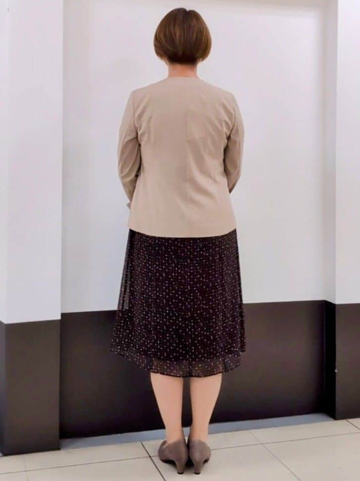 じゅりさんの「Reflect｜【洗える／セットアップ可】ノーカラージャケット」を使ったコーディネート