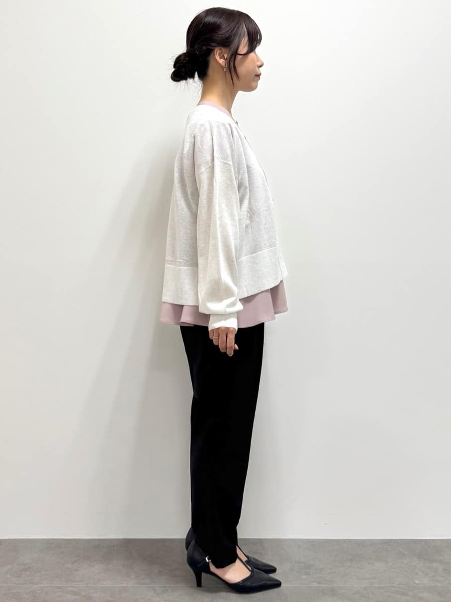 kozuさんの「index｜《5色展開》コンパクトショートカーディガン【洗濯機洗い可】」を使ったコーディネート
