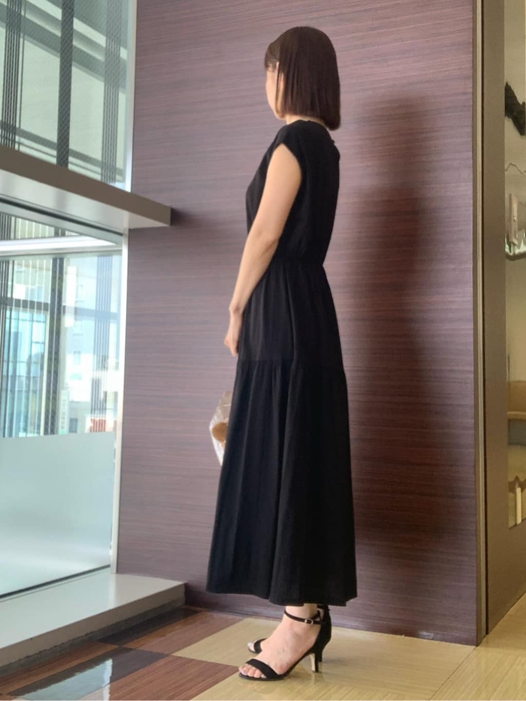 anaさんの「UNTITLED｜【ティアード/洗える】コットンロングワンピース」を使ったコーディネート