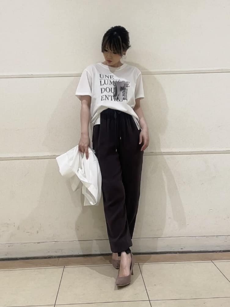 watanabeさんの「UNTITLED｜【前開き/洗える】ショート丈シアーシャツ」を使ったコーディネート