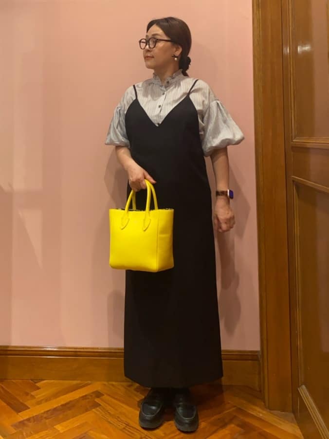 isoishiさんの「DRESSTERIOR｜【otonaMUSE5月号掲載/日本製】シュリンクレザーミニトート」を使ったコーディネート